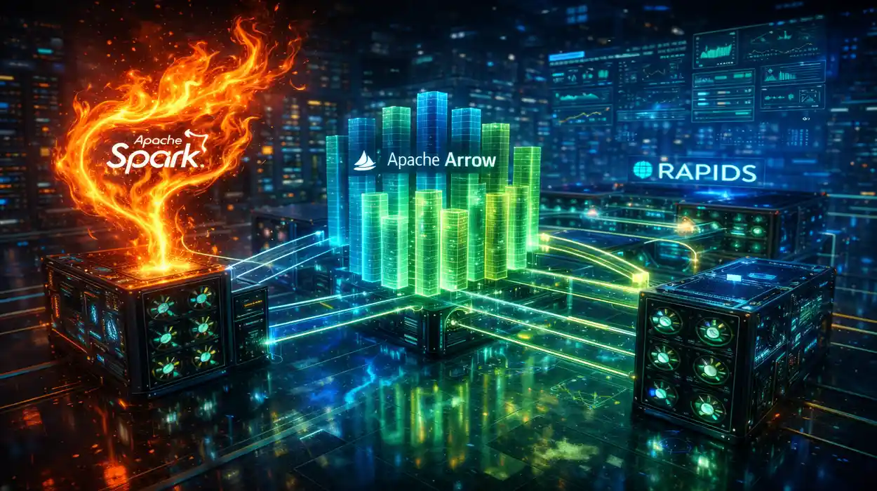 Apache arrow and Rapids illustration